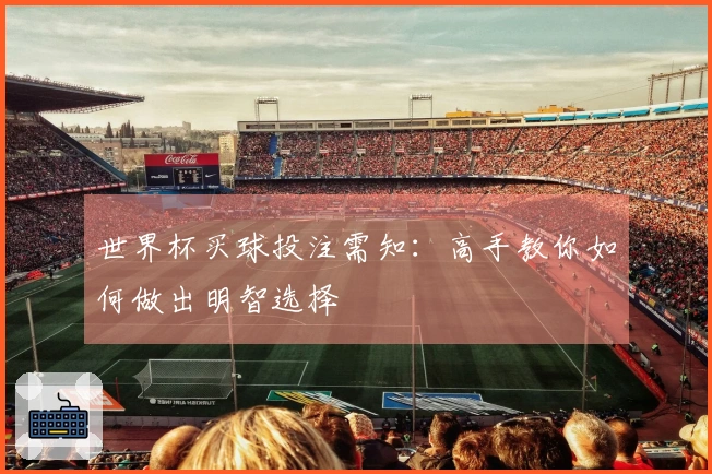 世界杯买球投注需知：高手教你如何做出明智选择